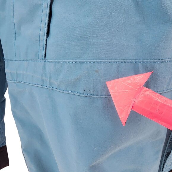 Vintage The North Face Mens Large Jacket Gore-Tex Mountain Hooded Zipper Blue - Picture 9 of 15